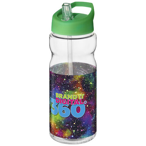 H2O Active® Base 650 ml Sportflasche mit Ausgussdeckel, transparent, grün bedrucken, Art.-Nr. 21004917 H2O Active® Base 650 ml Sportflasche mit Ausgussdeckel, transparent, grün bedrucken, Art.-Nr. 21004917