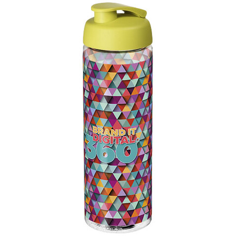 H2O Active® Vibe 850 ml Sportflasche mit Klappdeckel, transparent, limone bedrucken, Art.-Nr. 21009404