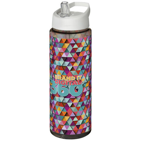 H2O Active® Vibe 850 ml Sportflasche mit Ausgussdeckel, kohle, weiss bedrucken, Art.-Nr. 21009603 H2O Active® Vibe 850 ml Sportflasche mit Ausgussdeckel, kohle, weiss bedrucken, Art.-Nr. 21009603