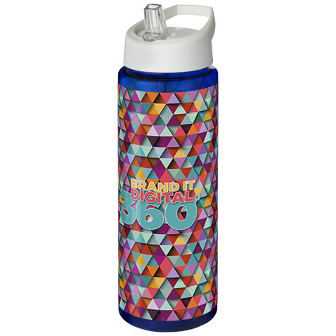 H2O Active® Vibe 850 ml Sportflasche mit Ausgussdeckel, blau, weiss bedrucken, Art.-Nr. 21009605 H2O Active® Vibe 850 ml Sportflasche mit Ausgussdeckel, blau, weiss bedrucken, Art.-Nr. 21009605