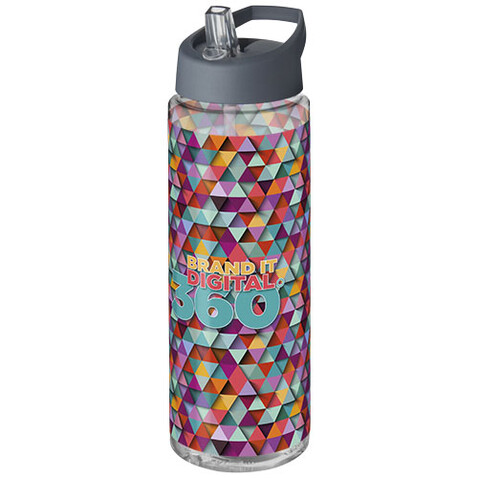 H2O Active® Vibe 850 ml Sportflasche mit Ausgussdeckel, transparent, storm grey bedrucken, Art.-Nr. 21009617 H2O Active® Vibe 850 ml Sportflasche mit Ausgussdeckel, transparent, storm grey bedrucken, Art.-Nr. 21009617