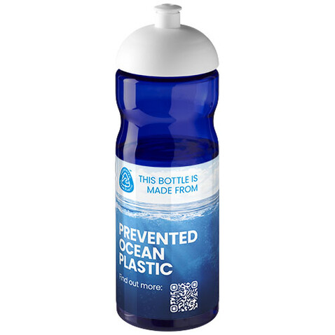 H2O Active® Eco Base 650 ml Sportflasche mit Stülpdeckel, blau, weiss bedrucken, Art.-Nr. 21009813 H2O Active® Eco Base 650 ml Sportflasche mit Stülpdeckel, blau, weiss bedrucken, Art.-Nr. 21009813