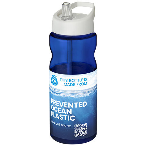 H2O Active® Eco Base 650 ml Sportflasche mit Ausgussdeckel, blau, weiss bedrucken, Art.-Nr. 21009903 H2O Active® Eco Base 650 ml Sportflasche mit Ausgussdeckel, blau, weiss bedrucken, Art.-Nr. 21009903