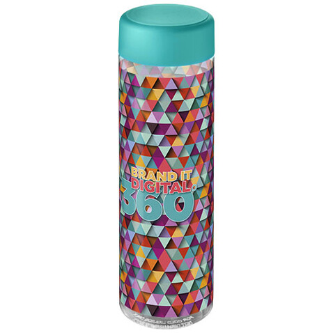 H2O Active® Vibe 850 ml Sportflasche mit Drehdeckel, transparent, aquablau bedrucken, Art.-Nr. 21043004 H2O Active® Vibe 850 ml Sportflasche mit Drehdeckel, transparent, aquablau bedrucken, Art.-Nr. 21043004