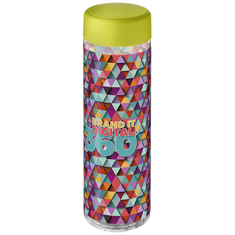 H2O Active® Vibe 850 ml Sportflasche mit Drehdeckel, transparent, limone bedrucken, Art.-Nr. 21043005