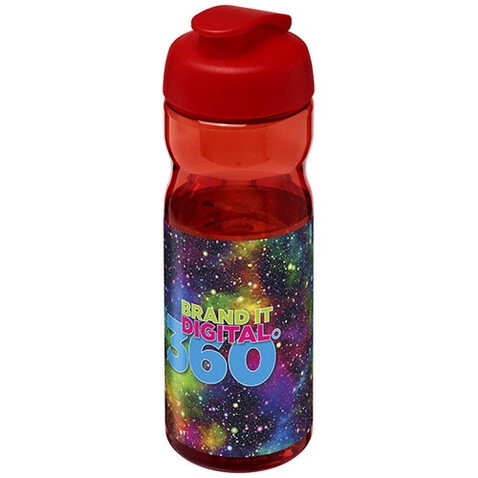 H2O Active® Base Tritan™ 650 ml Sportflasche mit Klappdeckel, rot, rot bedrucken, Art.-Nr. 21043606 H2O Active® Base Tritan™ 650 ml Sportflasche mit Klappdeckel, rot, rot bedrucken, Art.-Nr. 21043606