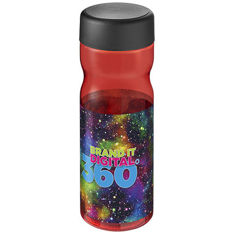 H2O Active® Base Tritan™ 650-ml-Sportflasche mit Drehdeckel, rot, schwarz bedrucken, Art.-Nr. 21043803 H2O Active® Base Tritan™ 650-ml-Sportflasche mit Drehdeckel, rot, schwarz bedrucken, Art.-Nr. 21043803