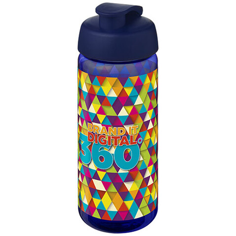 H2O Active® Octave Tritan™ 600-ml-Sportflasche mit Klappdeckel, blau, blau bedrucken, Art.-Nr. 21044508 H2O Active® Octave Tritan™ 600-ml-Sportflasche mit Klappdeckel, blau, blau bedrucken, Art.-Nr. 21044508