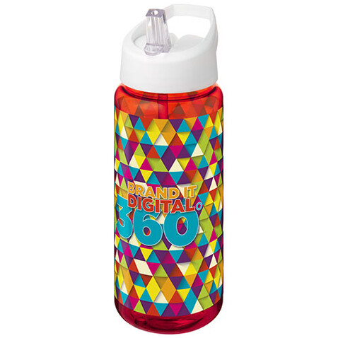 H2O Active® Octave Tritan™ 600 ml Sportflasche mit Ausgussdeckel, rot, weiss bedrucken, Art.-Nr. 21044602 H2O Active® Octave Tritan™ 600 ml Sportflasche mit Ausgussdeckel, rot, weiss bedrucken, Art.-Nr. 21044602