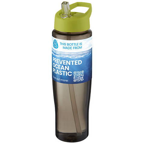 H2O Active® Eco Tempo 700 ml Sportflasche mit Ausgussdeckel, limone, kohle bedrucken, Art.-Nr. 21044963 H2O Active® Eco Tempo 700 ml Sportflasche mit Ausgussdeckel, limone, kohle bedrucken, Art.-Nr. 21044963
