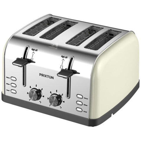 Prixton Bianca Toaster, weiss bedrucken, Art.-Nr. 1PA14701