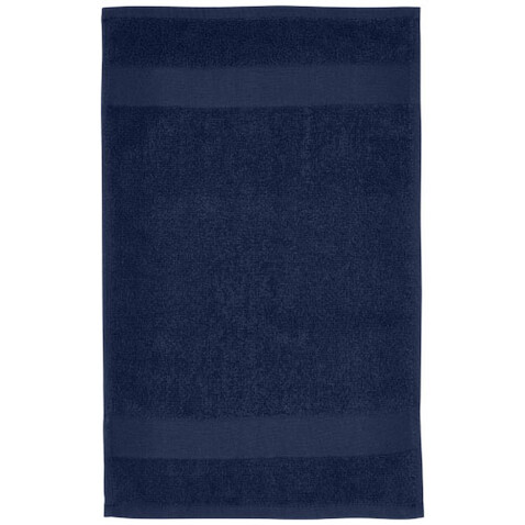 Sophia 450 g/m² Baumwollhandtuch 30 x 50 cm, navy bedrucken, Art.-Nr. 11700055