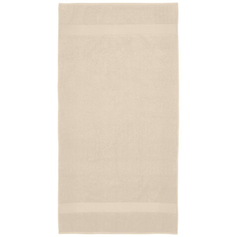 Amelia 450 g/m² Baumwollhandtuch 70 x 140 cm, beige bedrucken, Art.-Nr. 11700202 Amelia 450 g/m² Baumwollhandtuch 70 x 140 cm, beige bedrucken, Art.-Nr. 11700202