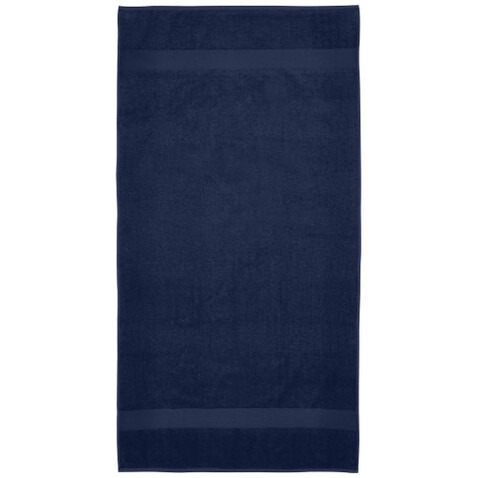 Amelia 450 g/m² Baumwollhandtuch 70 x 140 cm, navy bedrucken, Art.-Nr. 11700255