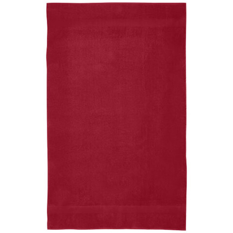 Evelyn 450 g/m² Baumwollhandtuch 100 x 180 cm, rot bedrucken, Art.-Nr. 11700321