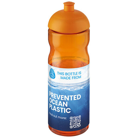 H2O Active® Eco Base 650 ml Sportflasche mit Stülpdeckel, orange bedrucken, Art.-Nr. 21009831