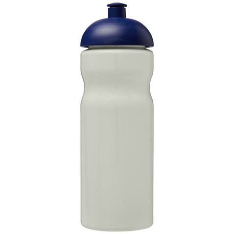 H2O Active® Eco Base 650 ml Sportflasche mit Stülpdeckel, elfenbeinweiß, blau bedrucken, Art.-Nr. 21009840