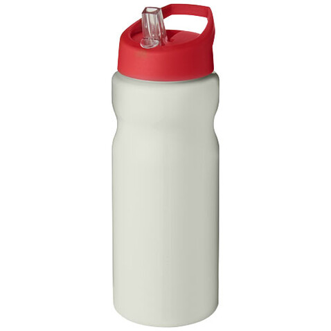 H2O Active® Eco Base 650 ml Sportflasche mit Ausgussdeckel, elfenbeinweiß, rot bedrucken, Art.-Nr. 21009915 H2O Active® Eco Base 650 ml Sportflasche mit Ausgussdeckel, elfenbeinweiß, rot bedrucken, Art.-Nr. 21009915