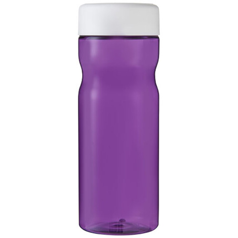 H2O Active® Eco Base 650 ml Sportflasche mit Drehdeckel, lila, weiss bedrucken, Art.-Nr. 21043509 H2O Active® Eco Base 650 ml Sportflasche mit Drehdeckel, lila, weiss bedrucken, Art.-Nr. 21043509