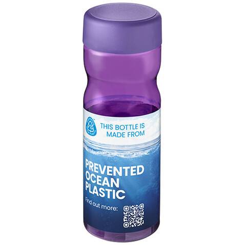 H2O Active® Eco Base 650 ml Sportflasche mit Drehdeckel, lila, lila bedrucken, Art.-Nr. 21043510