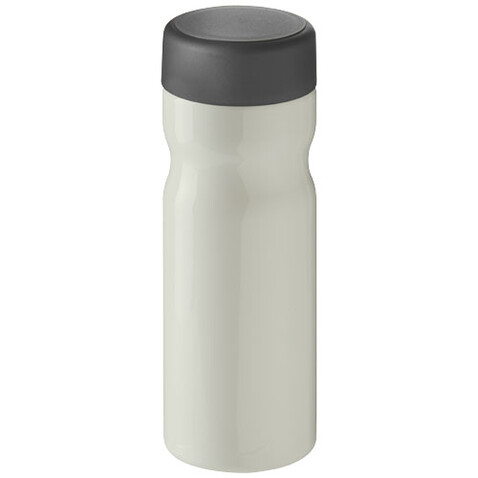 H2O Active® Eco Base 650 ml Sportflasche mit Drehdeckel, elfenbeinweiß, grau bedrucken, Art.-Nr. 21043512 H2O Active® Eco Base 650 ml Sportflasche mit Drehdeckel, elfenbeinweiß, grau bedrucken, Art.-Nr. 21043512