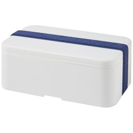 MIYO Lunchbox, weiss, blau bedrucken, Art.-Nr. 21046900