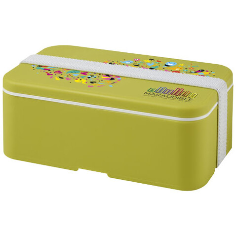 MIYO Lunchbox, limone, weiss bedrucken, Art.-Nr. 21046963 MIYO Lunchbox, limone, weiss bedrucken, Art.-Nr. 21046963