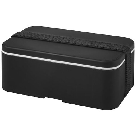MIYO Lunchbox, schwarz, schwarz bedrucken, Art.-Nr. 21046990