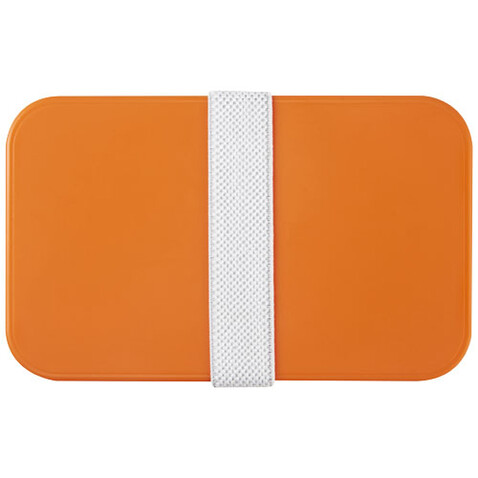 MIYO Doppel-Lunchbox, orange, weiss, weiss bedrucken, Art.-Nr. 21047006 MIYO Doppel-Lunchbox, orange, weiss, weiss bedrucken, Art.-Nr. 21047006