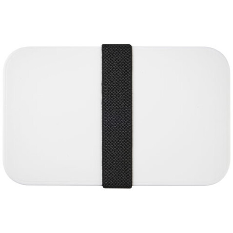 MIYO Doppel-Lunchbox, weiss, weiss, schwarz bedrucken, Art.-Nr. 21047009 MIYO Doppel-Lunchbox, weiss, weiss, schwarz bedrucken, Art.-Nr. 21047009