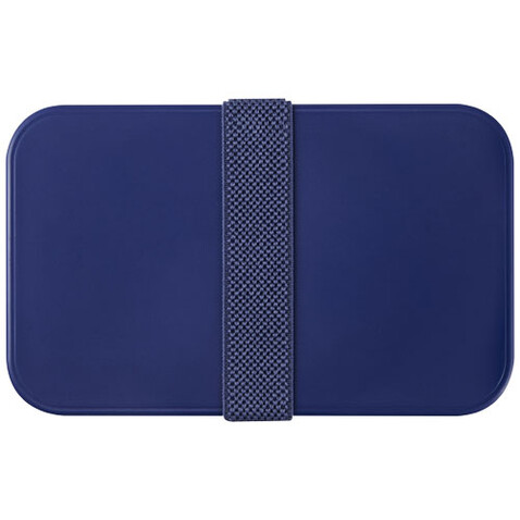 MIYO Doppel-Lunchbox, blau, blau, blau bedrucken, Art.-Nr. 21047052 MIYO Doppel-Lunchbox, blau, blau, blau bedrucken, Art.-Nr. 21047052