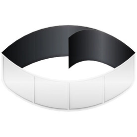 RFX™ 43,5 cm reflektierendes PVC Band, weiss bedrucken, Art.-Nr. 1PR05301