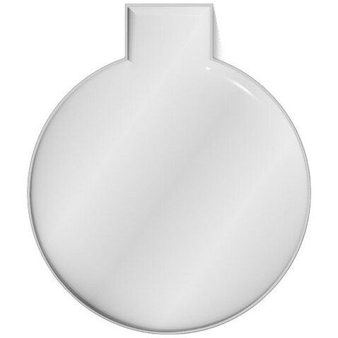 RFX™ M-10 Runder, reflektierender TPU-Magnet, groß, weiss bedrucken, Art.-Nr. 1PR07001