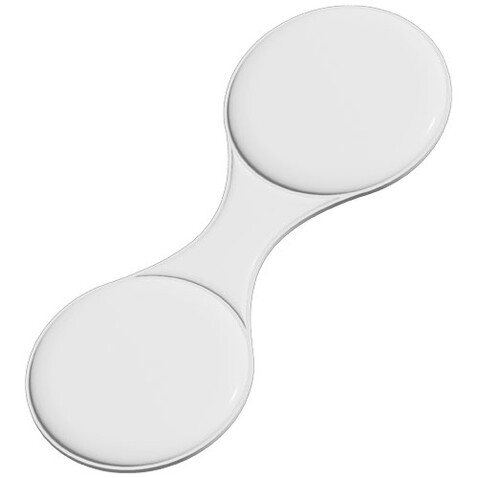 RFX™ M-10 Runder, reflektierender TPU-Magnet, klein, weiss bedrucken, Art.-Nr. 1PR07101
