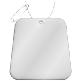 RFX™ H-09 Trapezförmiger reflektierender TPU-Anhänger, weiss bedrucken, Art.-Nr. 1PR09301 RFX™ H-09 Trapezförmiger reflektierender TPU-Anhänger, weiss bedrucken, Art.-Nr. 1PR09301