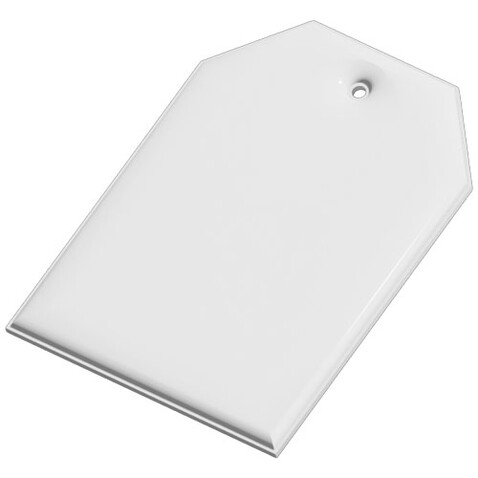 RFX™ H-12 Reflektierender Tag-PVC-Anhänger, weiss bedrucken, Art.-Nr. 1PR10601