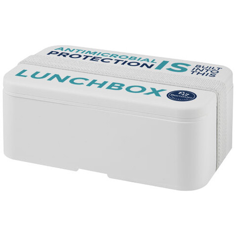 MIYO Pure Lunchbox, antimikrobiell, weiss, weiss bedrucken, Art.-Nr. 21047101