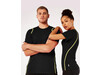 Kustom Kit Women`s Regular Fit Cooltex® Contrast Tee, Black/Fluorescent Orange, M bedrucken, Art.-Nr. 002111683
