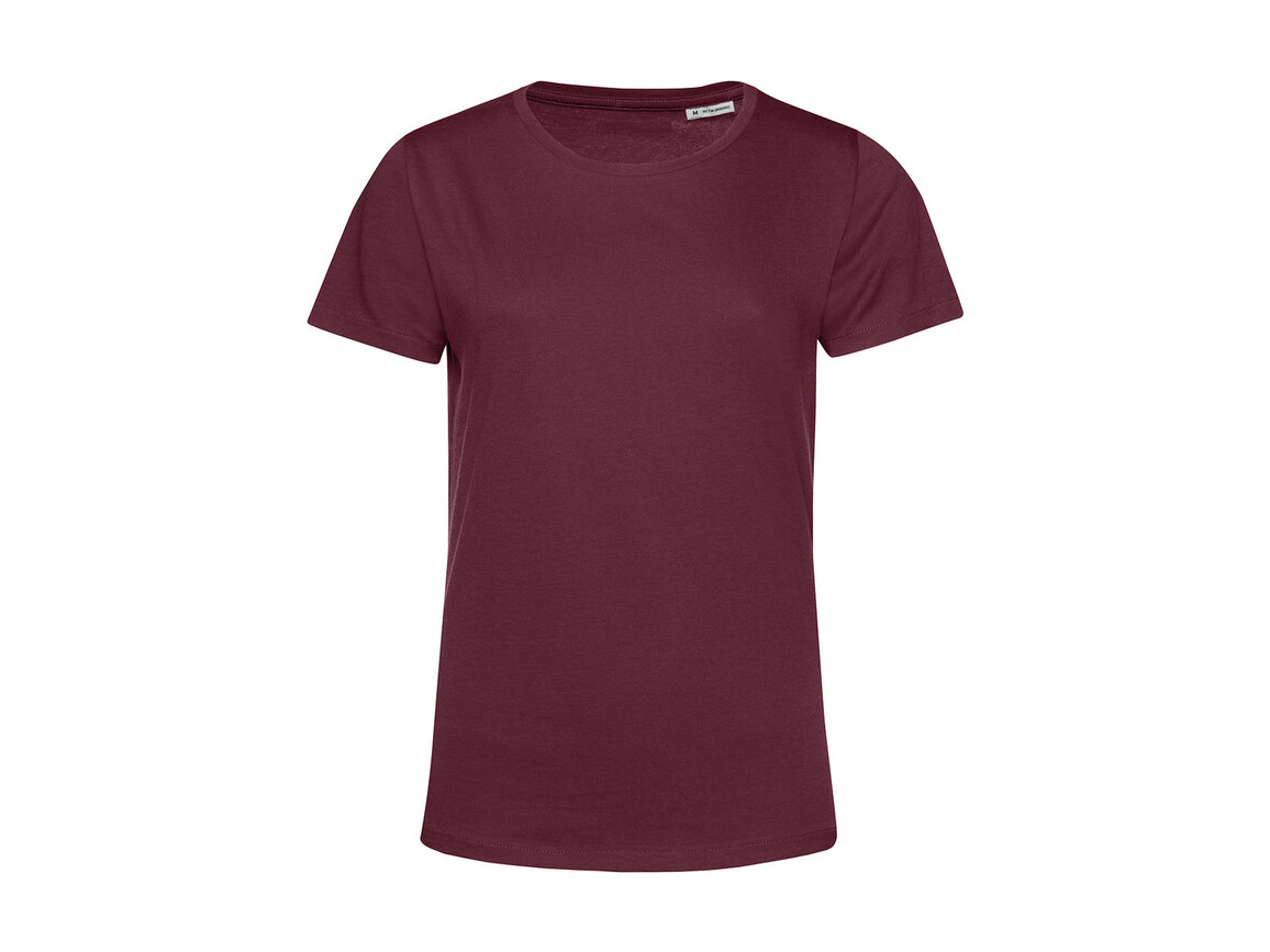 B & C #organic inspire E150 /women_°, Burgundy, L bedrucken, Art.-Nr. 002424485