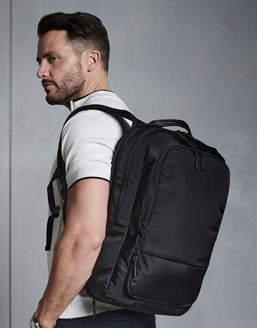 Quadra Pitch Black 24 Hour Backpack, Black, One Size bedrucken, Art.-Nr. 007301010