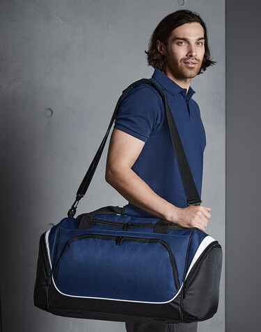 Quadra Pro Team Holdall, Graphite/Black/White, One Size bedrucken, Art.-Nr. 017301860