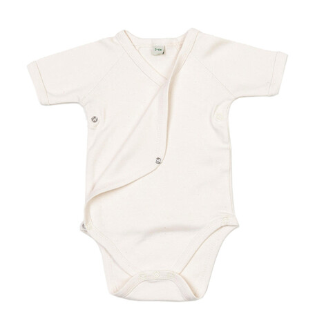 BabyBugz Baby Kimono Bodysuit, Organic Natural, 6-12 bedrucken, Art.-Nr. 023470083 BabyBugz Baby Kimono Bodysuit, Organic Natural, 6-12 bedrucken, Art.-Nr. 023470083