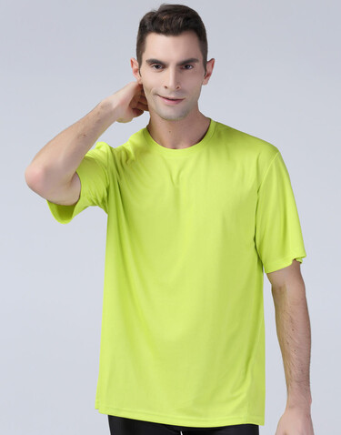 Result Performance T-Shirt, Lime Green, XL bedrucken, Art.-Nr. 035335216