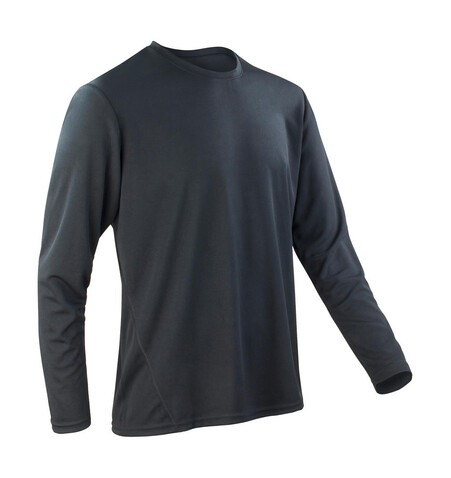 Result Performance T-Shirt LS, Black, 2XL bedrucken, Art.-Nr. 036331017