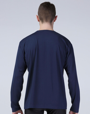 Result Performance T-Shirt LS, Black, XL bedrucken, Art.-Nr. 036331016