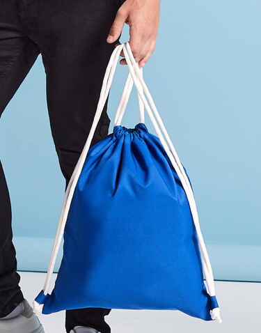 Bag Base Icon Gymsac, Light Grey, One Size bedrucken, Art.-Nr. 039291380
