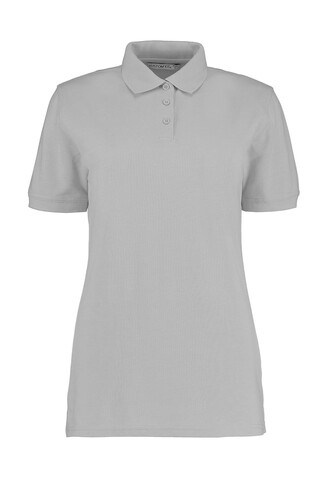 Kustom Kit Ladies` Classic Fit Polo Superwash® 60º, Heather Grey, 2XL bedrucken, Art.-Nr. 042111237