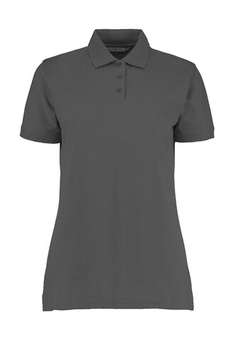 Kustom Kit Ladies` Classic Fit Polo Superwash® 60º, Charcoal, L bedrucken, Art.-Nr. 042111305