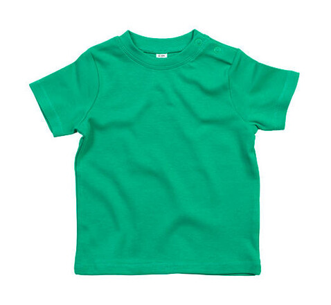 BabyBugz Baby T-Shirt, Kelly Green Organic, 12-18 bedrucken, Art.-Nr. 047475234
