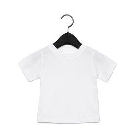 Bella Baby Jersey Short Sleeve Tee, White, 6-12 bedrucken, Art.-Nr. 048060003 Bella Baby Jersey Short Sleeve Tee, White, 6-12 bedrucken, Art.-Nr. 048060003